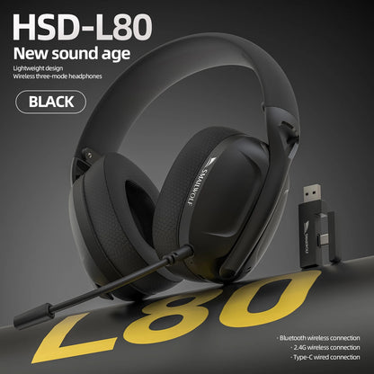 Wireless Three-Mode Gaming Headset