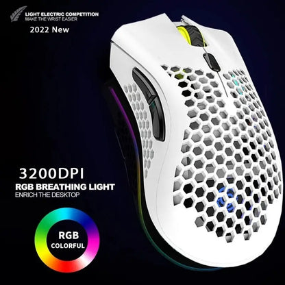 BM600 Wireless RGB Honeycomb Gaming Mouse