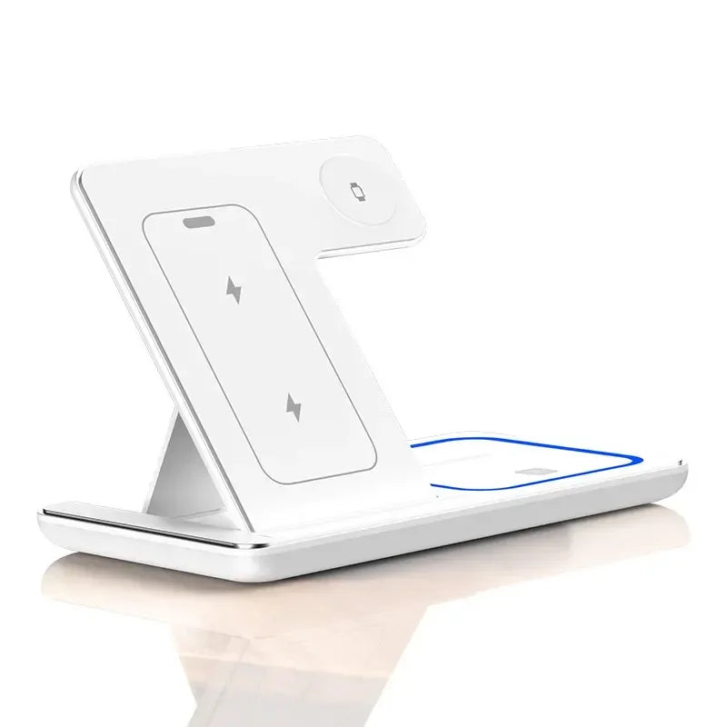Foldable 3-in-1 Wireless Charger Stand