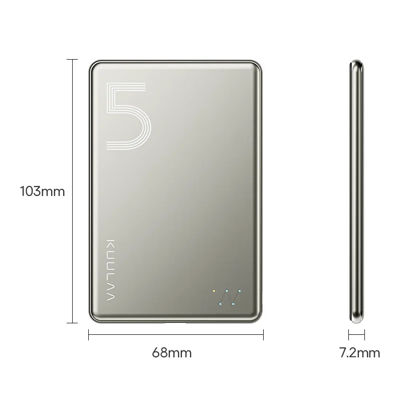 Magnetic Wireless Power Bank 5000mAh