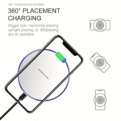 30W Fast Wireless Charging Pad Stand