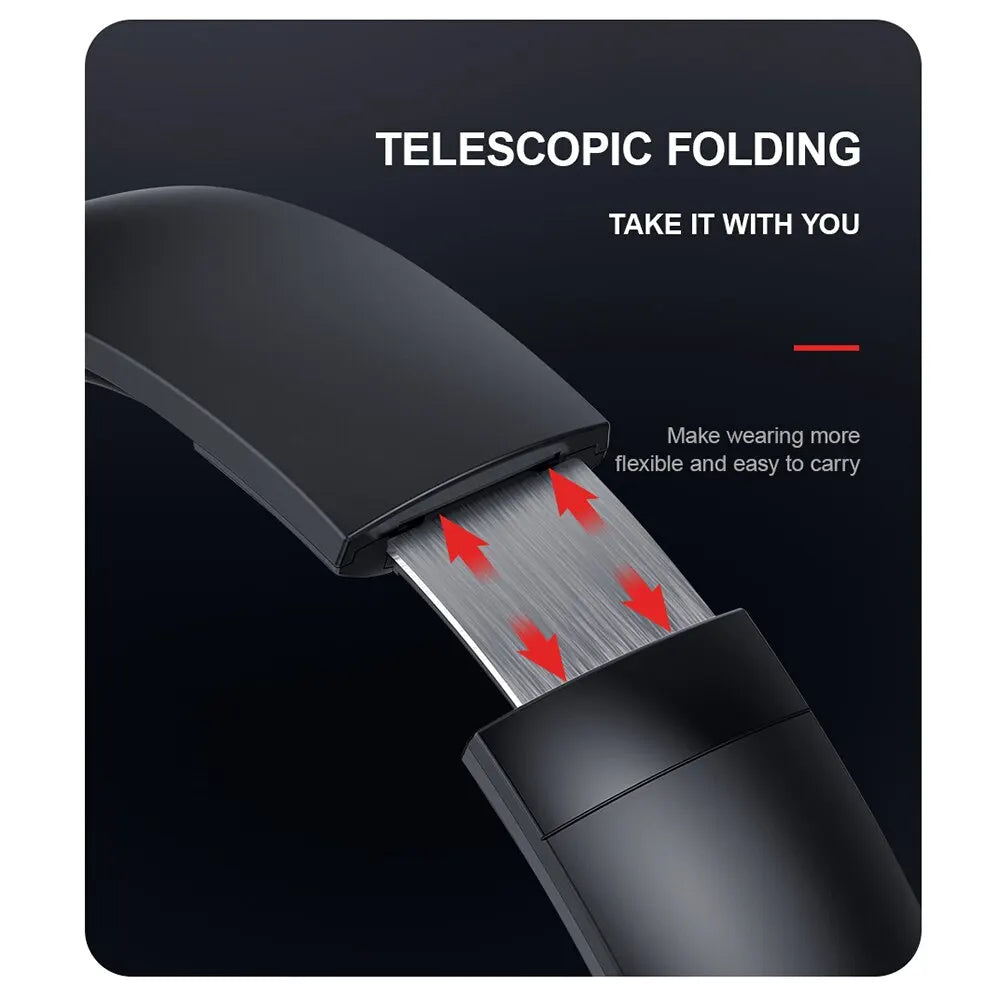 Foldable Wireless Bluetooth Headphones