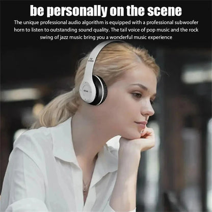 Foldable Wireless Bluetooth Headphones