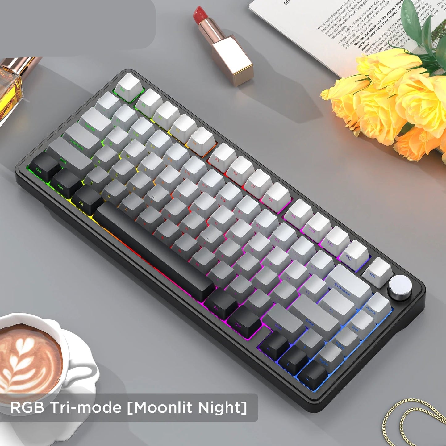 Tri-Mode Wireless RGB Mechanical Keyboard