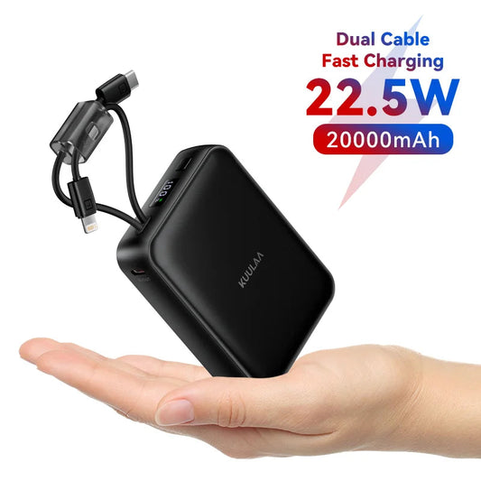 Power Bank 20000mAh with LED Lamp