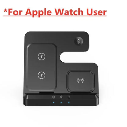 Foldable 3-in-1 Wireless Charger Stand
