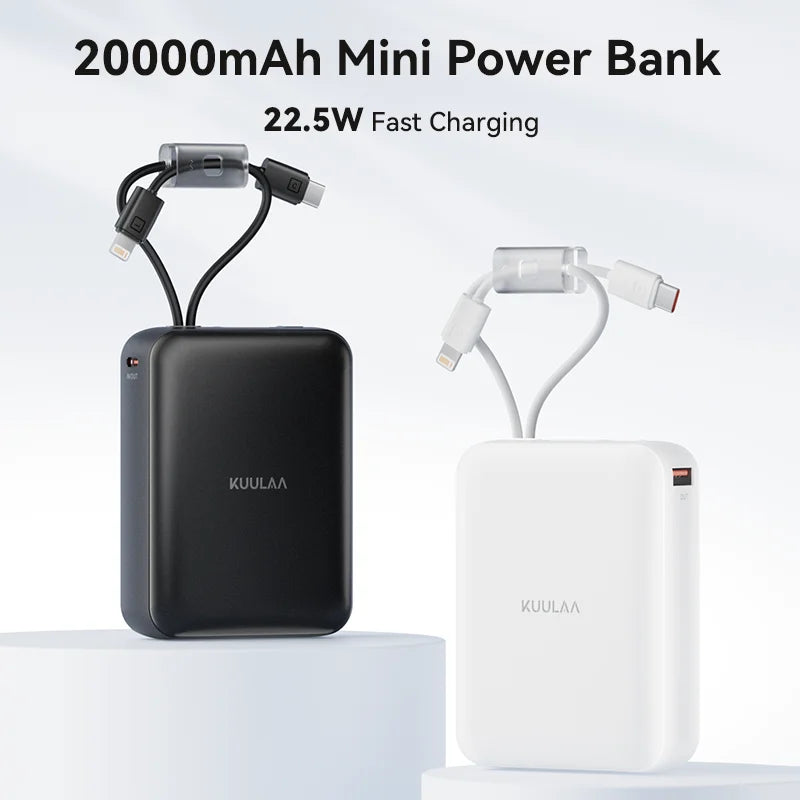 Power Bank 20000mAh with LED Lamp