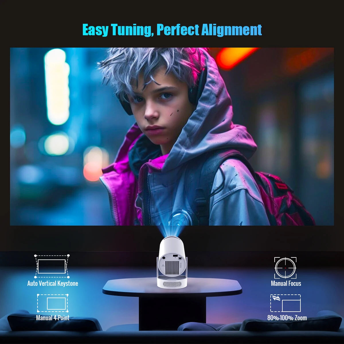 720P Portable Mini Projector