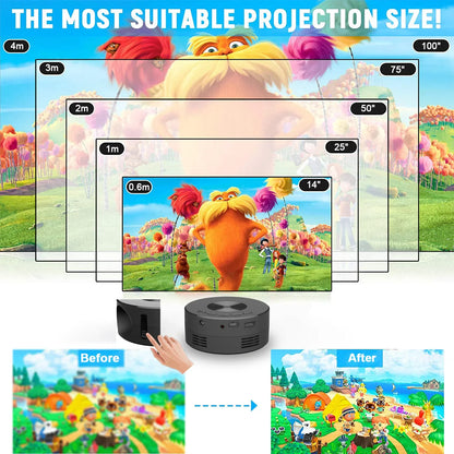 Mini Portable Home Projector