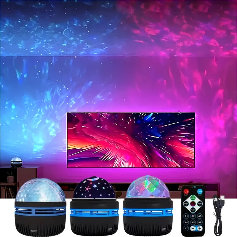 LED Starry Sky Rotating Projector Light