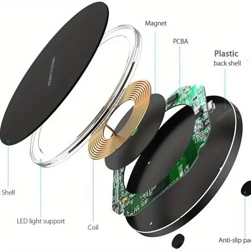 30W Fast Wireless Charging Pad Stand