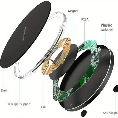 30W Fast Wireless Charging Pad Stand