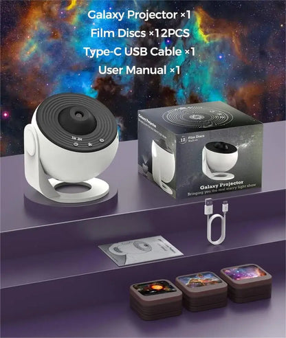 HD Star Projector Night Light