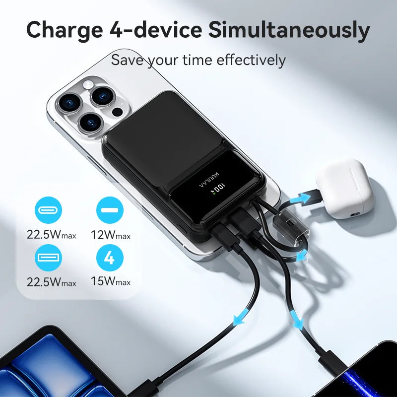 20000mAh Power Bank with Type-C Cable