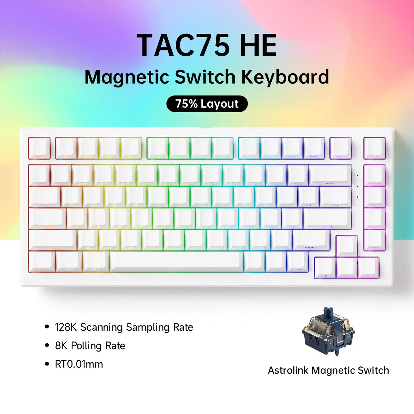 75% RGB Wired Gaming Mechanical Keyboard
