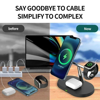 3-in-1 Magnetic Wireless Charging Dock