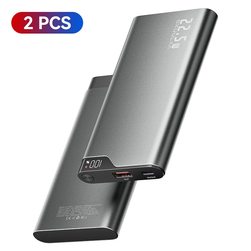 Fast Charging Portable Power Bank 10000mAh