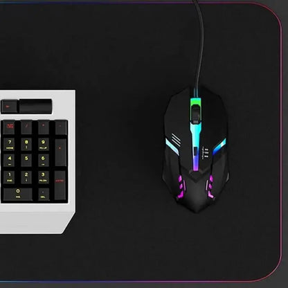 Ergonomic Backlit Wired Gaming Mouse – 1600 DPI