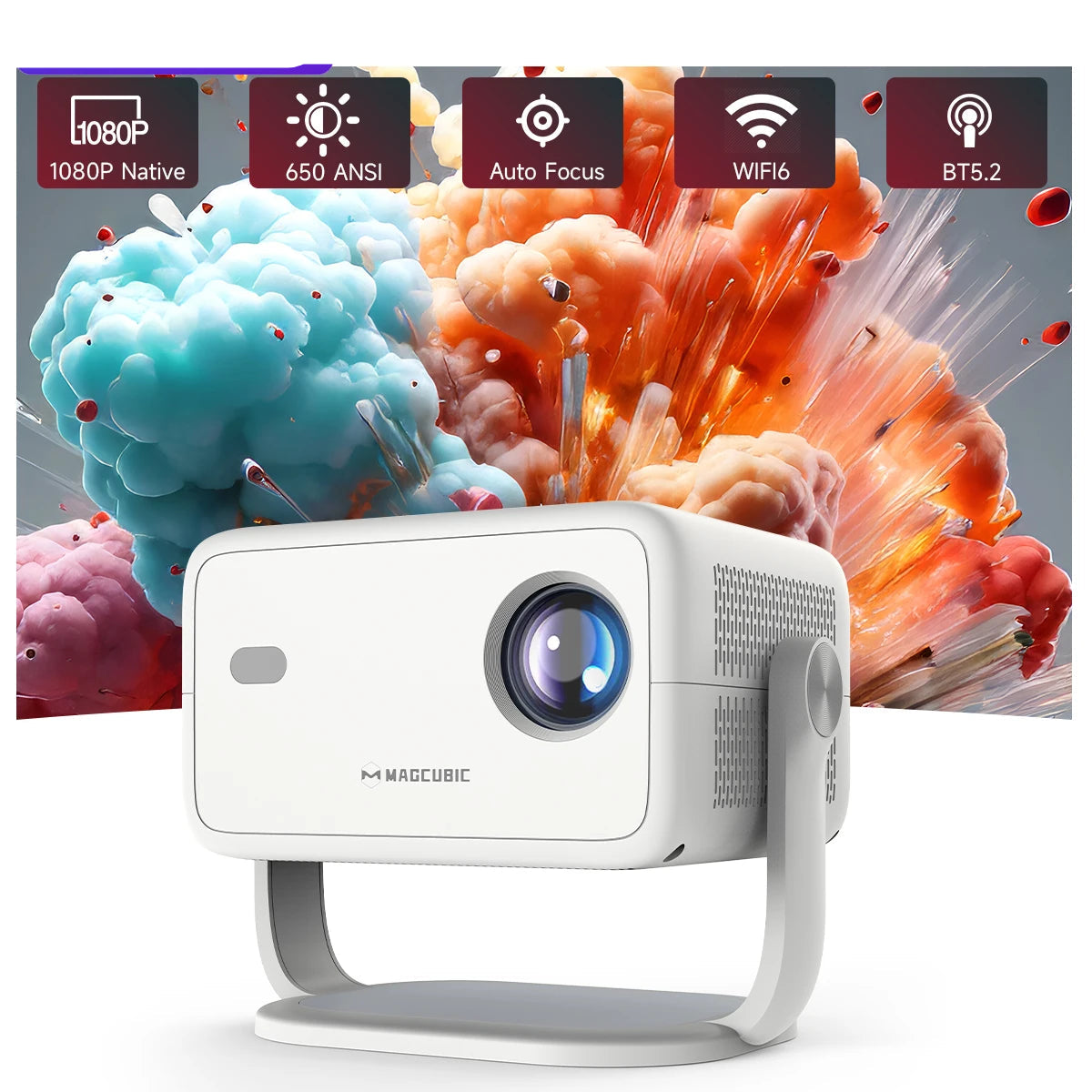 4K Portable Projector with Android 11