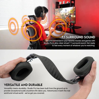 Wireless Gaming Headset with Surround Sound