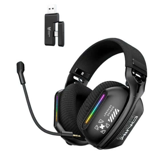 Wireless Gaming Headset with HD Mic