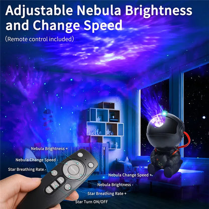 Astronaut Star Projector Galaxy Light
