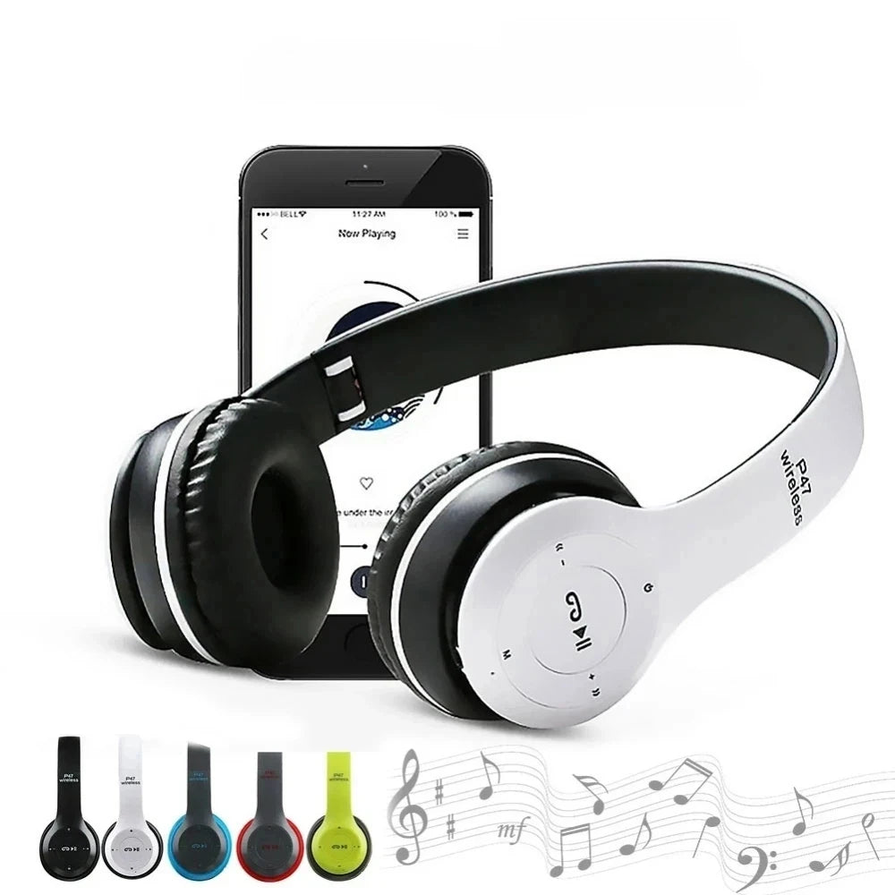 Foldable Wireless Bluetooth Headphones