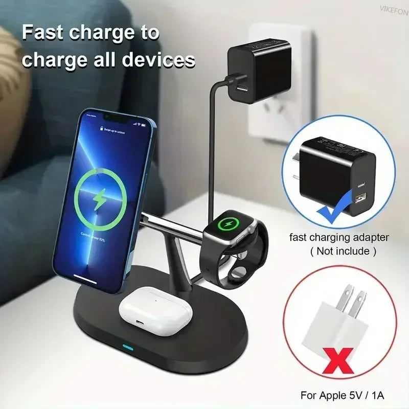 3-in-1 Magnetic Wireless Charging Dock