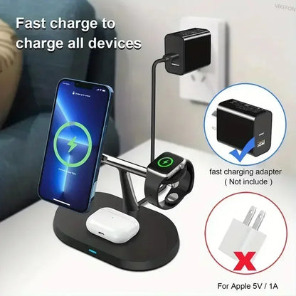 3-in-1 Magnetic Wireless Charging Dock