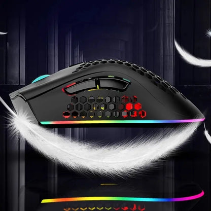 BM600 Wireless RGB Honeycomb Gaming Mouse