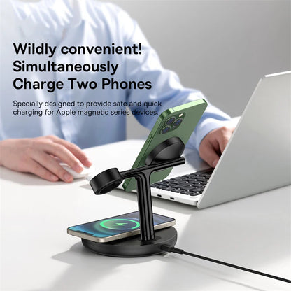 3-in-1 Magnetic Wireless Charger