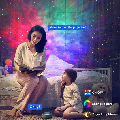 Smart WiFi Aurora Galaxy Star Projector