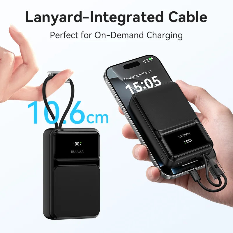 20000mAh Power Bank with Type-C Cable