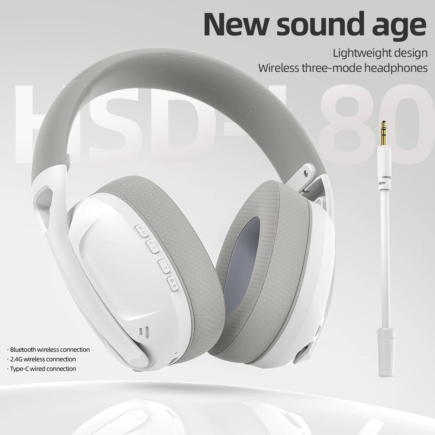 Wireless Three-Mode Gaming Headset